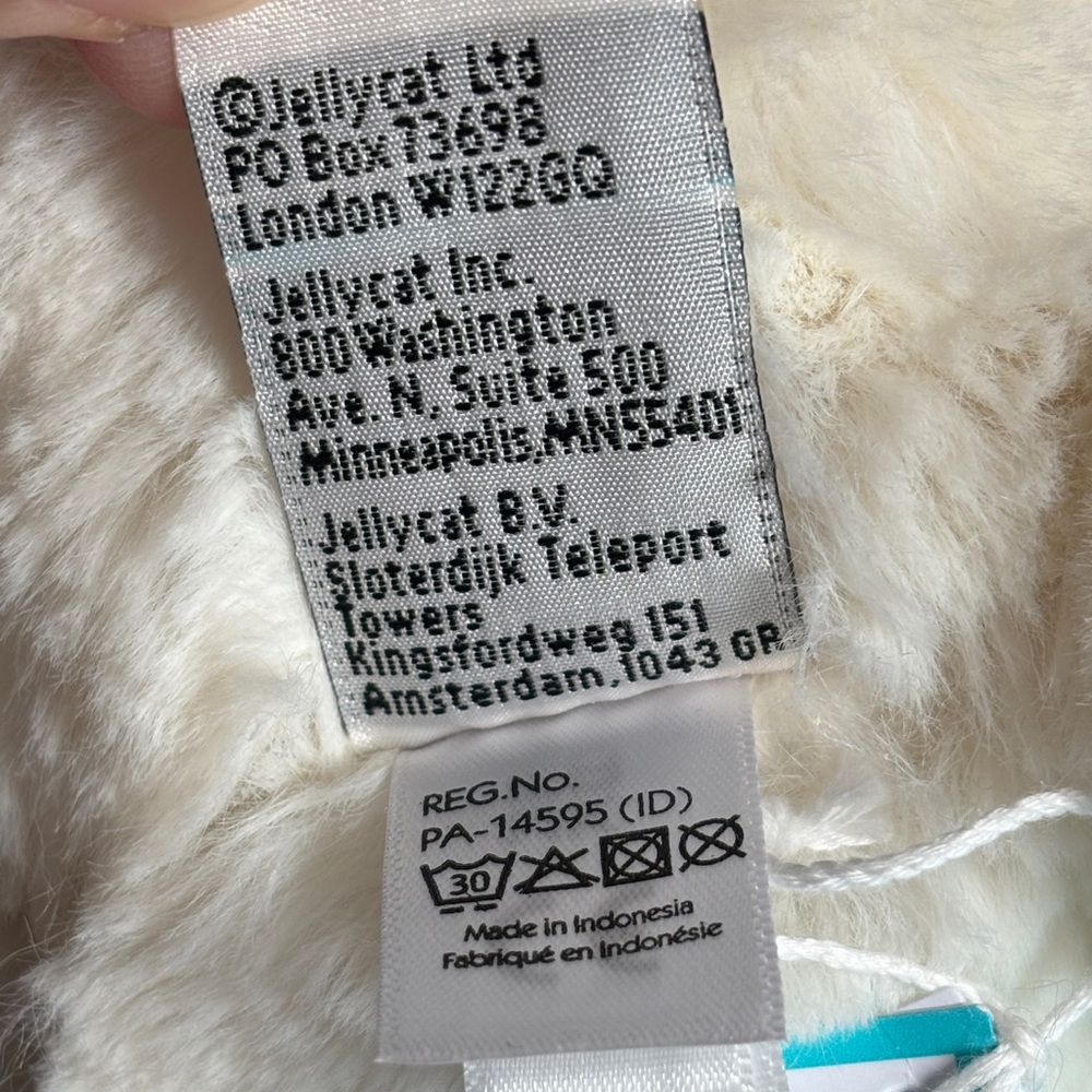 AUTHENTIC NWT Jellycat Smudge Panda Medium W./Dust Bag US Seller - Picture 6 of 7